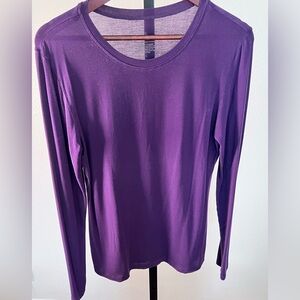 Cuddl Duds Lavender Softwear Shirt
